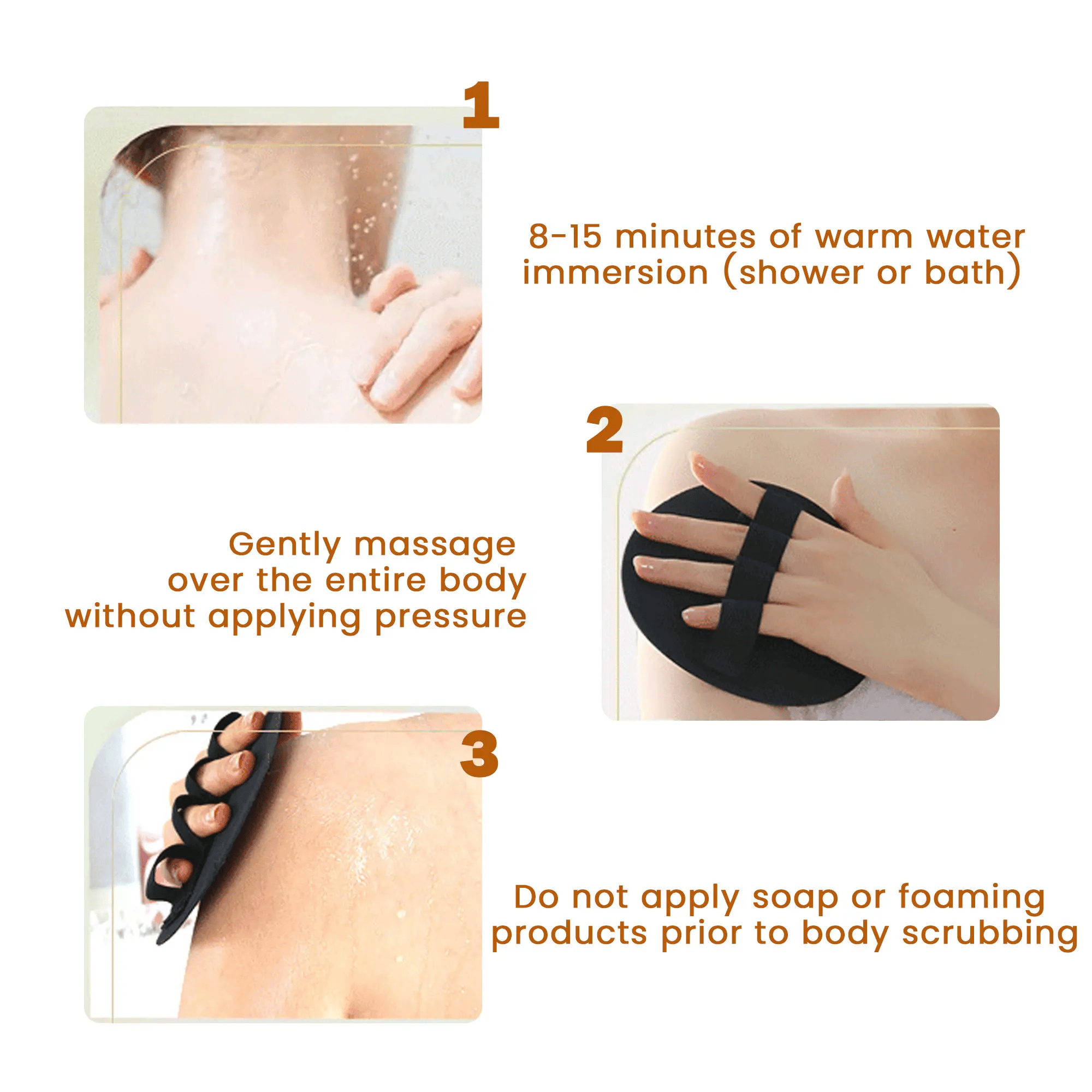 4-in-1 Exfoliating Scrubber Set | Reveal Silky Smooth Skin In Every Shower