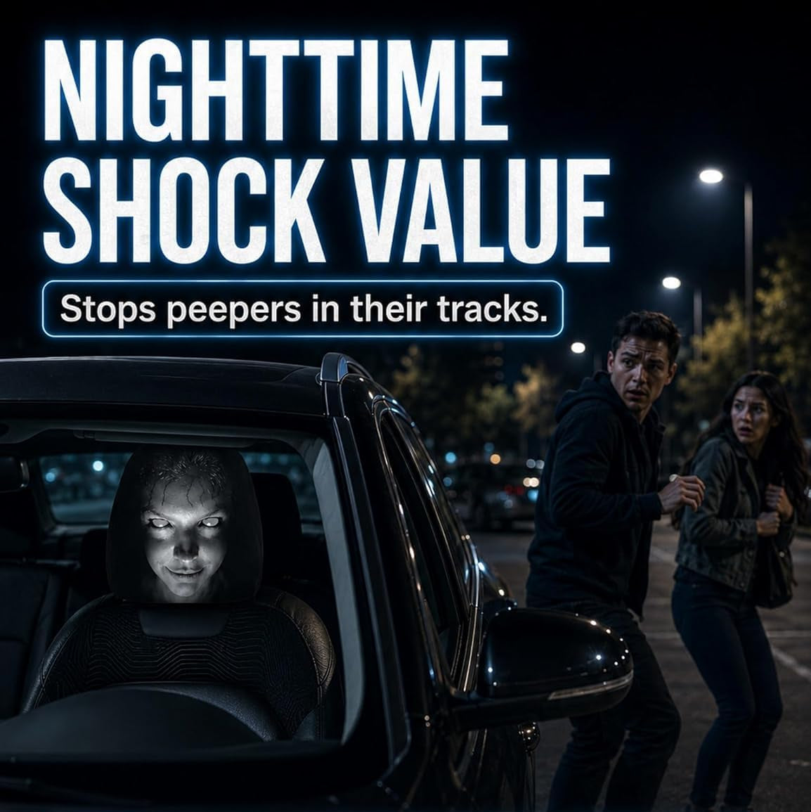 Ghost Face Headrest Covers