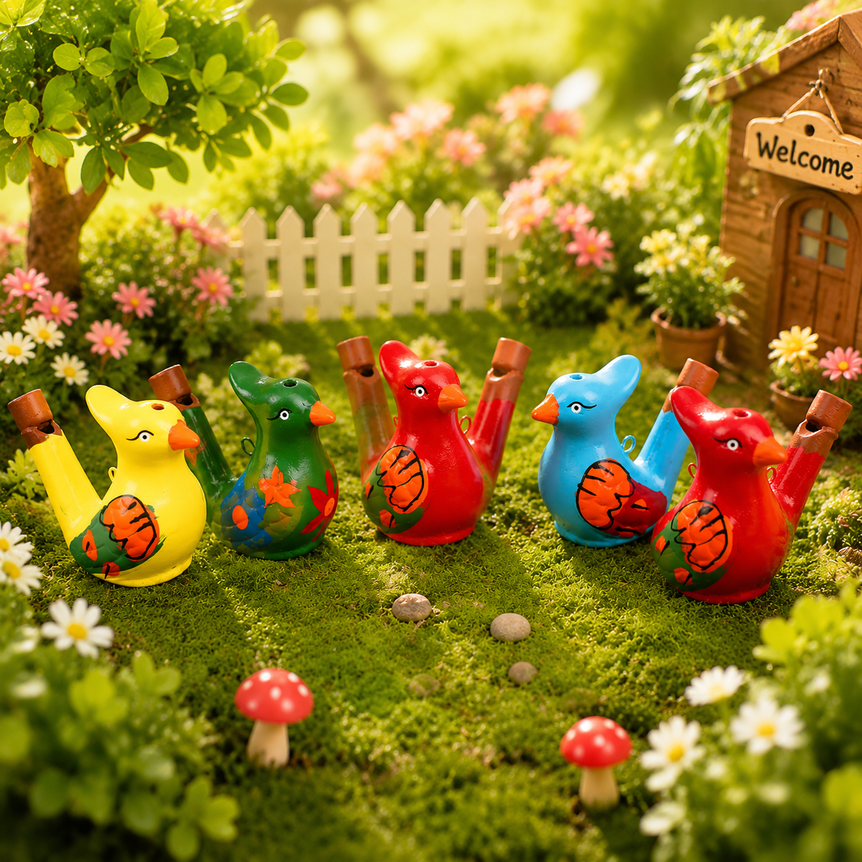 Water Bird Whistle Toy Musical Instrument