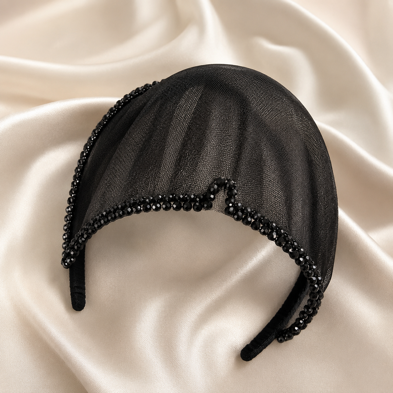 Premium Pearl Beaded Headband