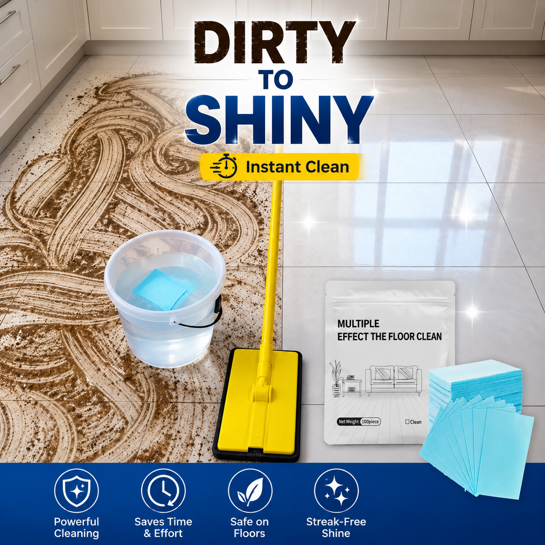 Smart Floor Cleaning Sheets