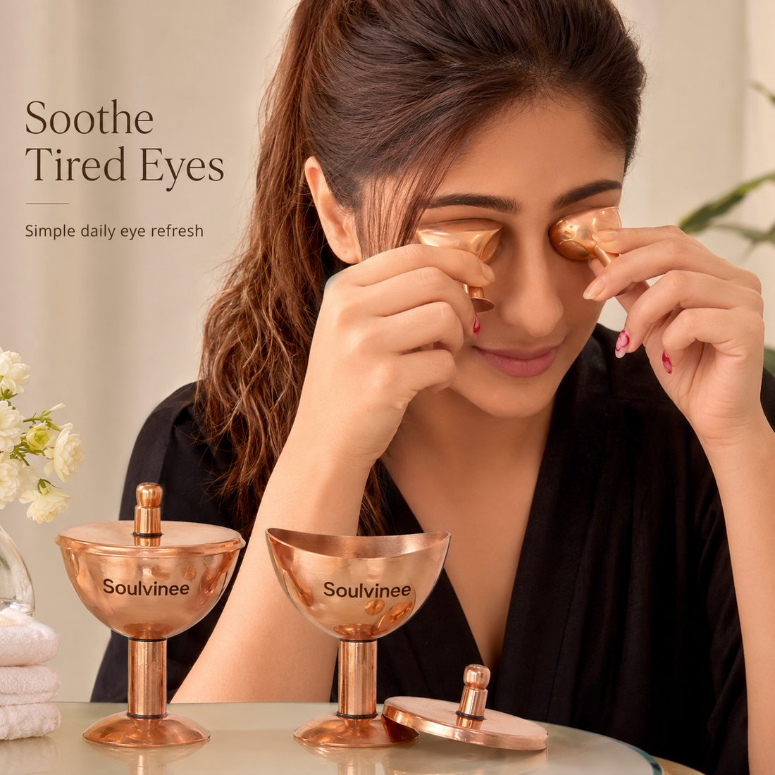 Premium Copper Eye Wash Cups