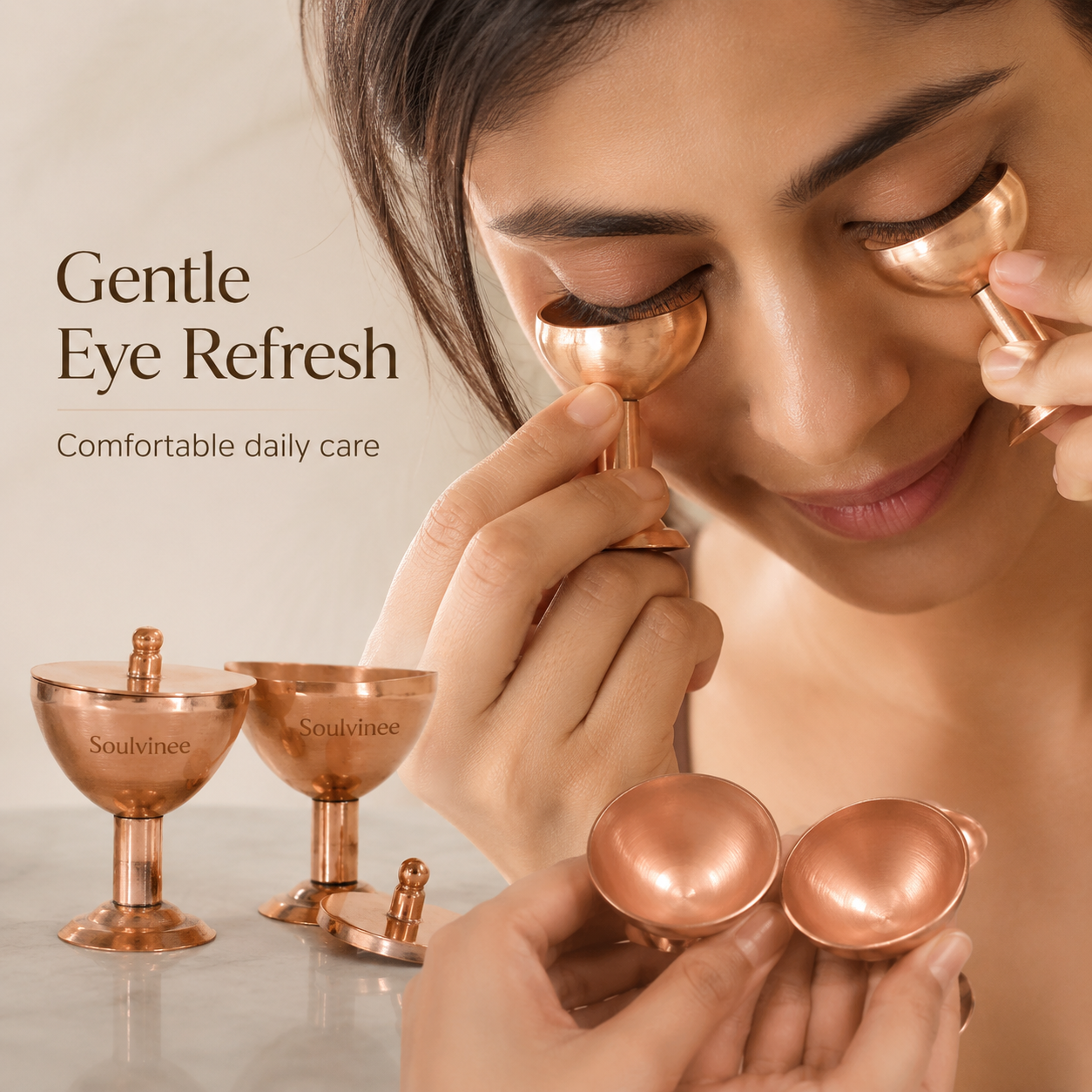 Premium Copper Eye Wash Cups