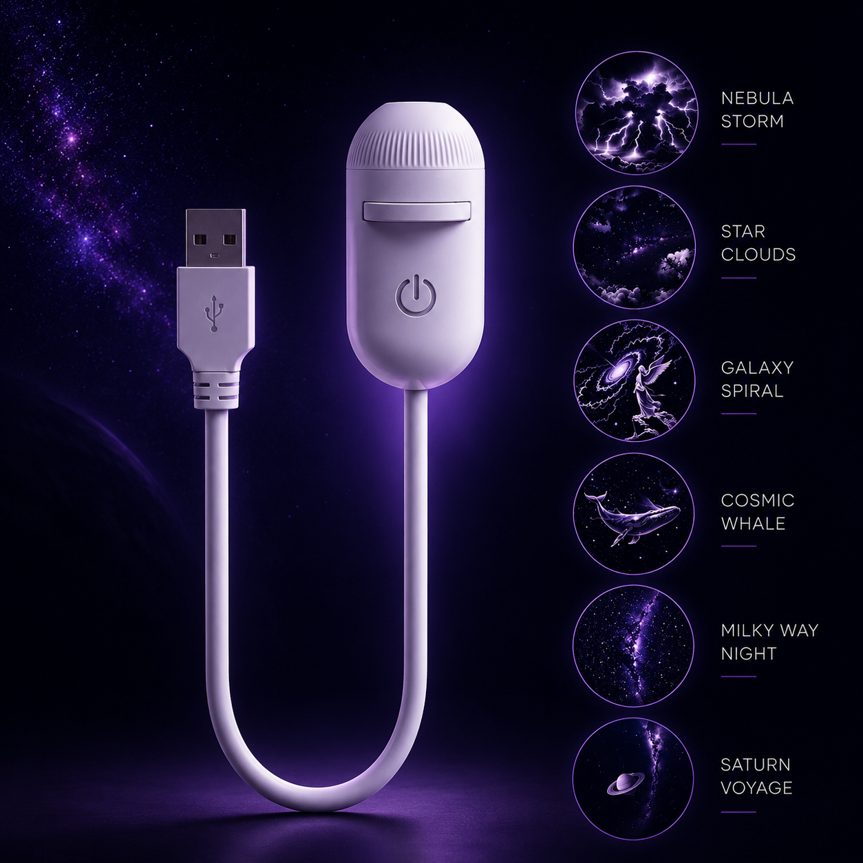 Aurora Galaxy Projection Lamp